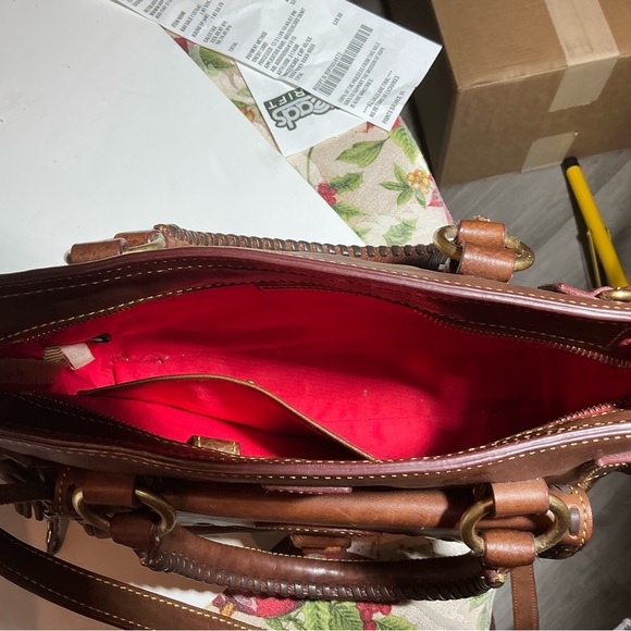 Brown DOONEY BOURKE leather Handbag - Picture 9 of 10